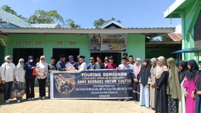Peringati HUT – 3, Kadin Sultra Bersama Lanud Haluoleo dan IMI Gelar Touring Ramadan di Lima Kabupaten