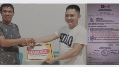 DPP Partai Hanura Resmi Keluarkan Rekom Untuk Calon Bupati Konut