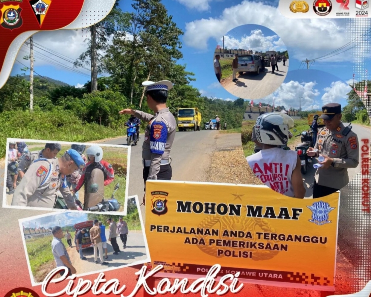 Polres Konawe Utara Gelar Cipkon Pra Operasi Mantap Praja Anoa 2024