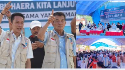 Kukuhkan Tim Pemenangan Kec Laskep, Ikbar-Abuhaera Komitmen Lanjutkan Pengaspalan Poros Langgikima Sampai Boedingin